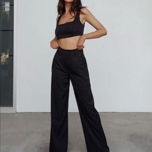 Princess Polly Huxley set black never worn